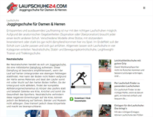 Tablet Screenshot of laufschuhe24.com